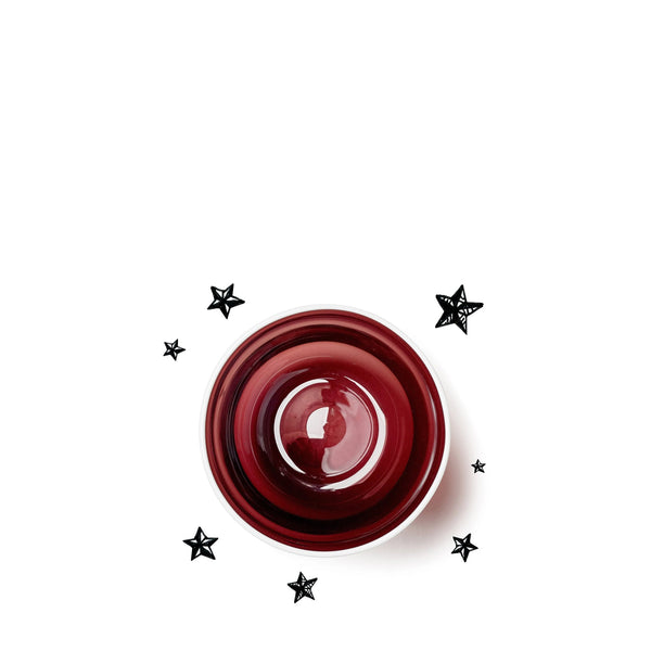 Summerill & Bishop Handblown Bumba Glass Tumbler In Claret Red 30cl