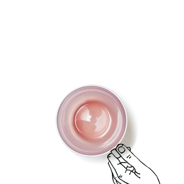 Summerill & Bishop Handblown Bumba Glass Tumbler In Rose Pink 30cl