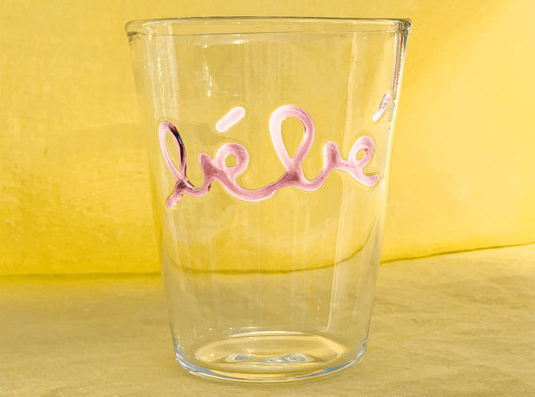 Summerill & Bishop Handblown Glass 'Bébé' (Baby) Tumbler In Pink