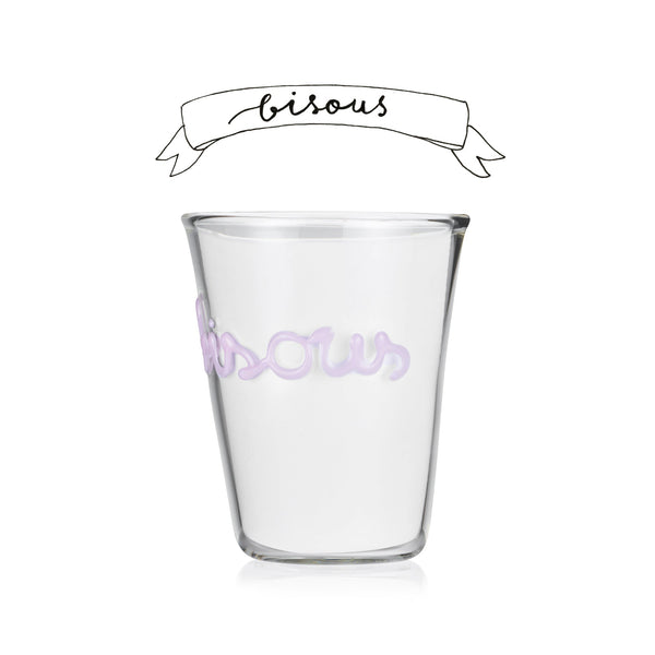 Summerill & Bishop Handblown Glass "Bisous" (Kisses) Tumbler