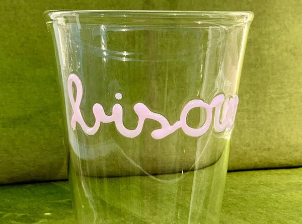Summerill & Bishop Handblown Glass "Bisous" (Kisses) Tumbler