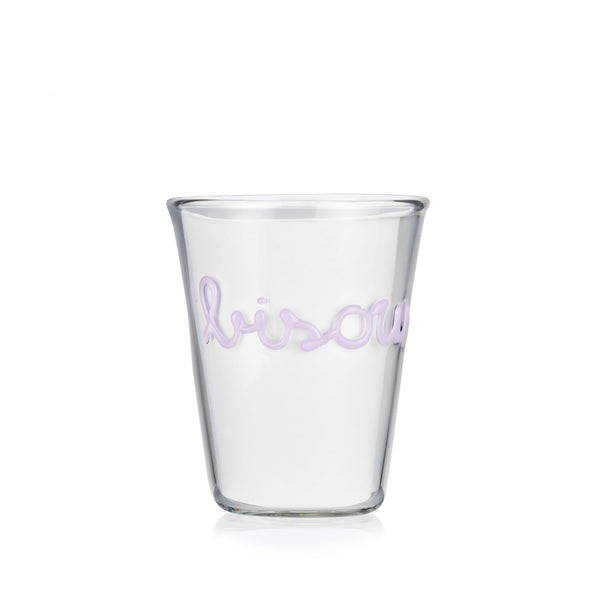 summerill & bishop Handblown Glass "Bisous" (Kisses) Tumbler
