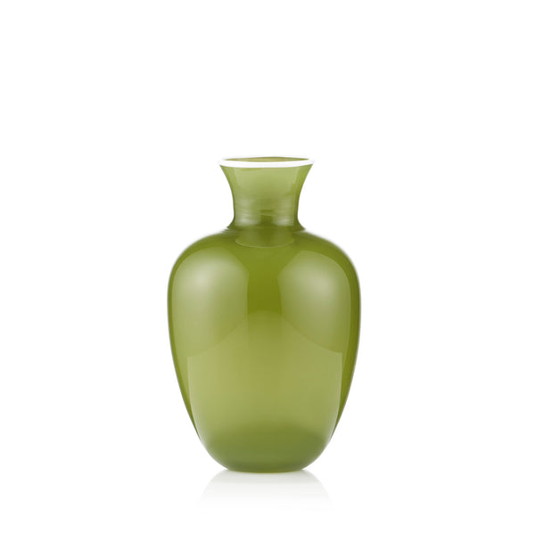 Summerill & Bishop Handblown Glass Bumba Bedside Carafe And Tumbler Set In Apple Green