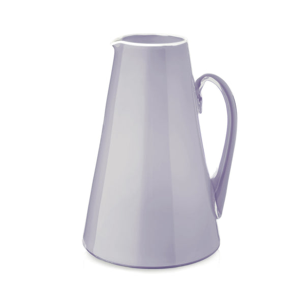 summerill & bishop Handblown Glass Bumba Jug in Lilac 3lt