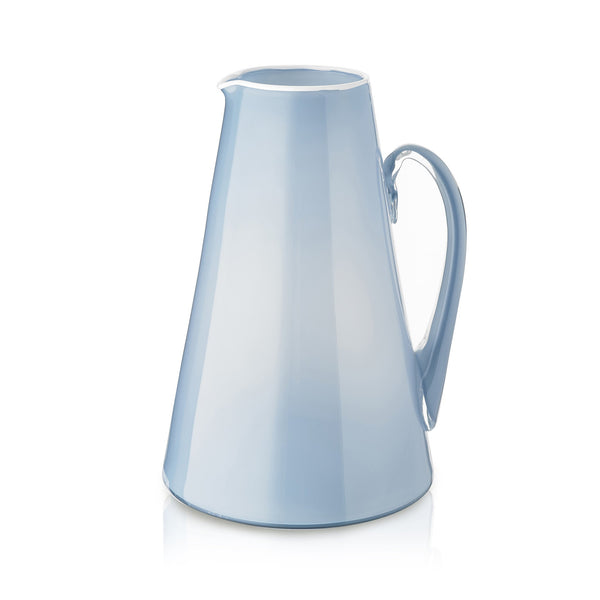 summerill & bishop Handblown Glass Bumba Jug in Powder Blue 3lt