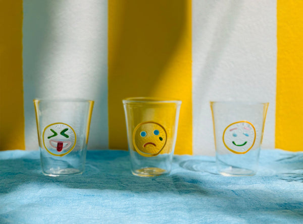 Summerill & Bishop Handblown Glass 'Cheeky' Mood Tumbler