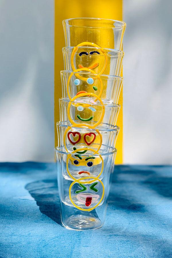 Summerill & Bishop Handblown Glass 'Cheeky' Mood Tumbler