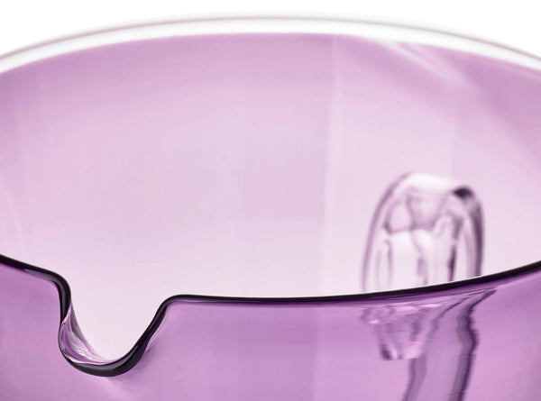 Summerill & Bishop Handblown Glass 'Clair' Jug In Grape Purple 23cm