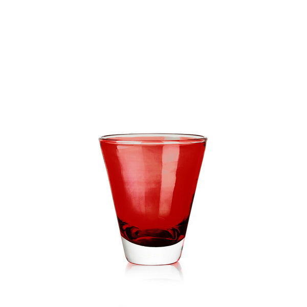 summerill & bishop Handblown Glass 'Clair' Tumbler in Claret Red 20cl
