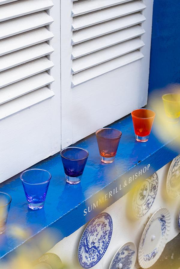 Summerill & Bishop Handblown Glass 'Clair' Tumbler In Grape Purple 20cl