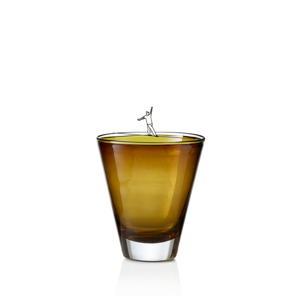 Summerill & Bishop Handblown Glass 'Clair' Tumbler In Moss Green 20cl