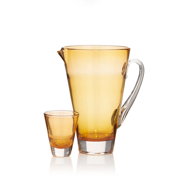 Summerill & Bishop Handblown Glass 'Clair' Tumbler In Mustard 20cl