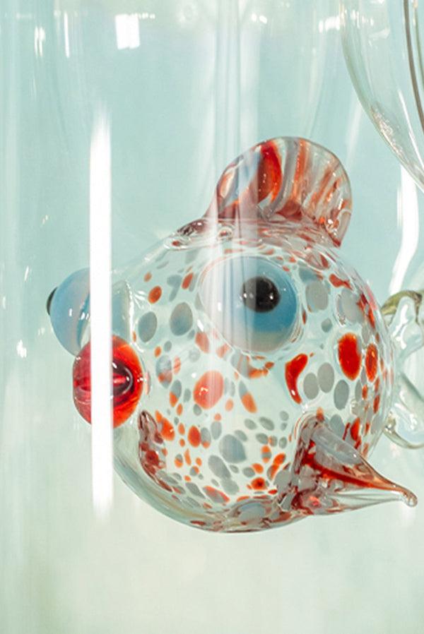 Summerill & Bishop Handblown Glass Clown Fish Carafe 24.5cm