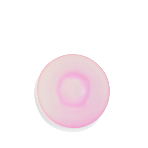 Summerill & Bishop Handblown Glass Dinner Plate In Rose Pink 24.5cm