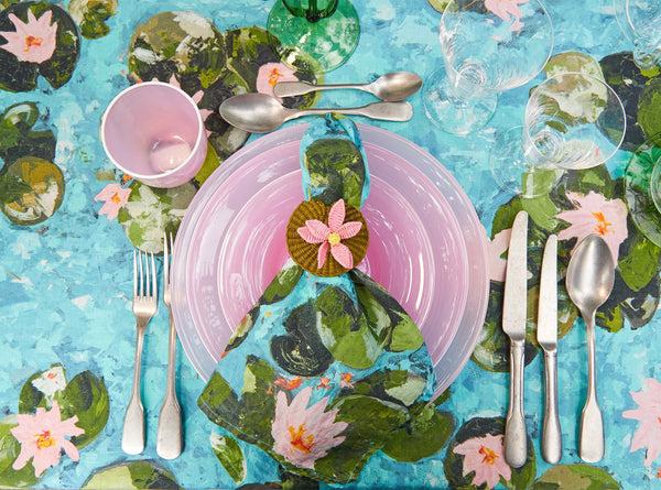 Summerill & Bishop Handblown Glass Dinner Plate In Rose Pink 24.5cm