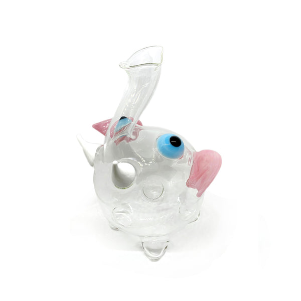 summerill & bishop Handblown Glass Dumbo Decanter 30cm