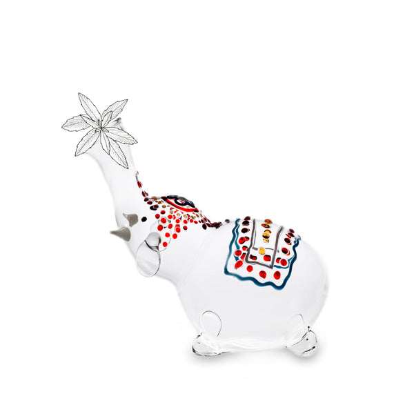 Summerill & Bishop Handblown Glass Elephant Decanter 30cm