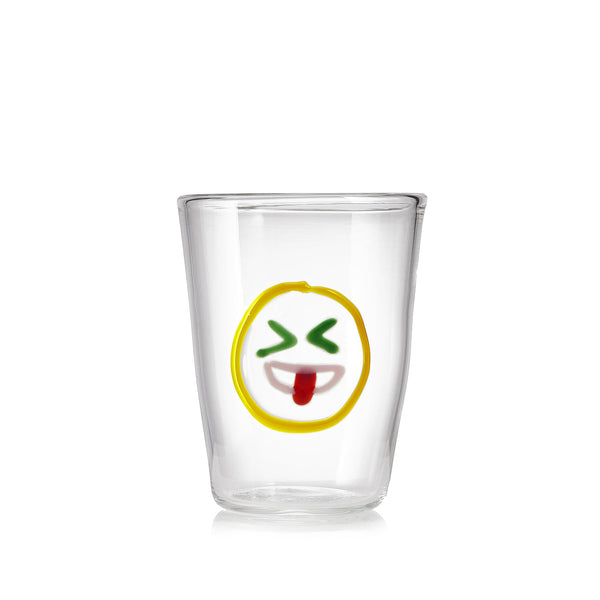 summerill & bishop Handblown Glass 'Excited' Mood Tumbler