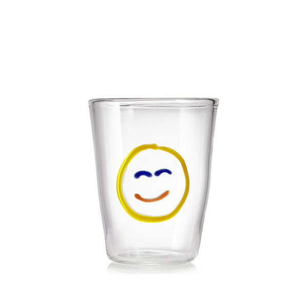 summerill & bishop Handblown Glass 'Happy' Mood Tumbler