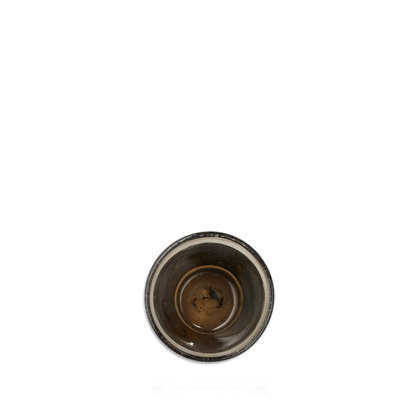 Summerill & Bishop Handblown Glass Medium Water Tumbler In Smoke 10cm