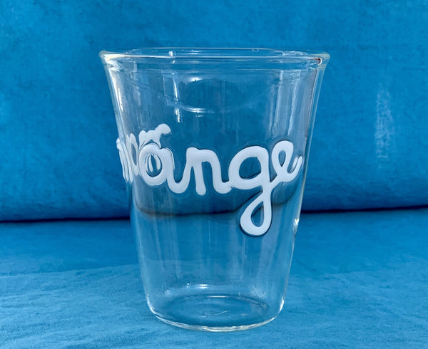 Summerill & Bishop Handblown Glass "Mon Ange" (My Angel) Tumbler