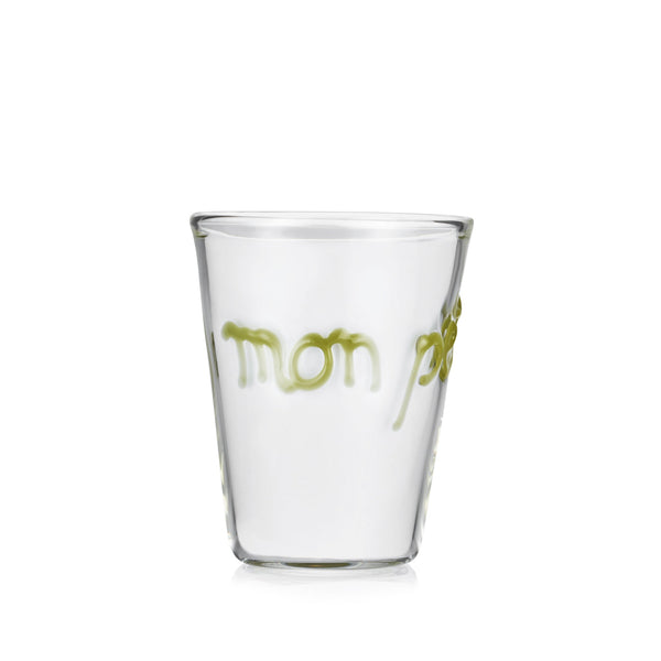 summerill & bishop Handblown Glass "Mon Petit Chou" (My Sweetheart) Tumbler