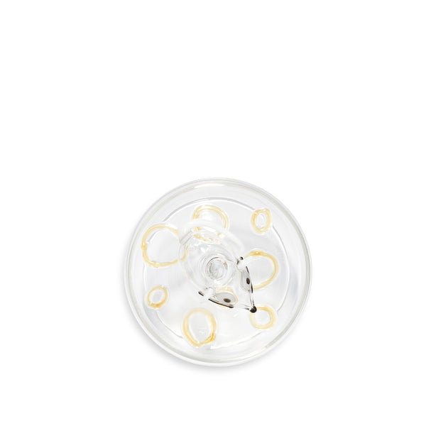 Summerill & Bishop Handblown Glass Mouse Cheese Mini Serving Stand 12.5cm