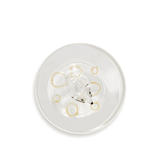 Summerill & Bishop Handblown Glass Mouse Cheese Platter Stand 25cm