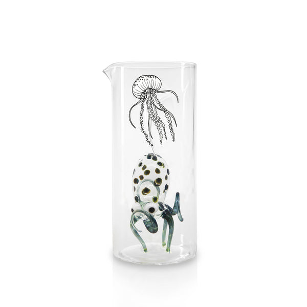 Summerill & Bishop Handblown Glass Octopus Carafe 24.5cm