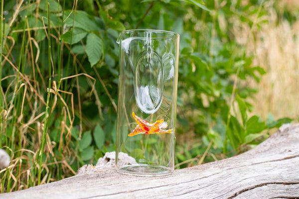 Summerill & Bishop Handblown Glass Star Fish Carafe 21.5cm