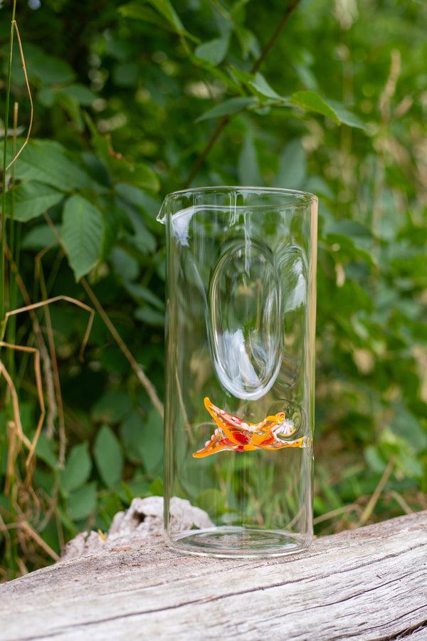 Summerill & Bishop Handblown Glass Star Fish Carafe 21.5cm