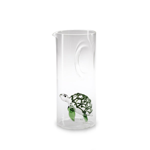summerill & bishop Handblown Glass Turtle Carafe 24.5cm