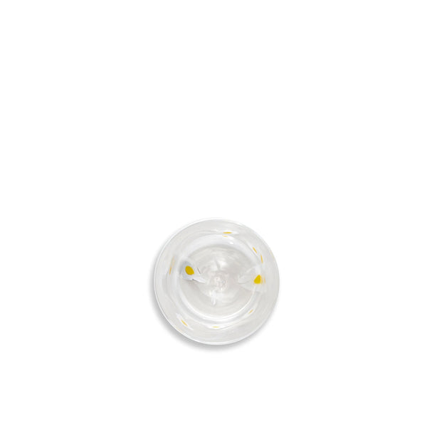 Summerill & Bishop Handblown Murano Glass Daisy Tumbler