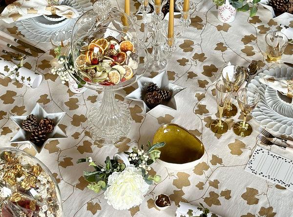 Summerill & Bishop Handmade Ceramic Pebble Bowl In Green And Gold Rim 13cm