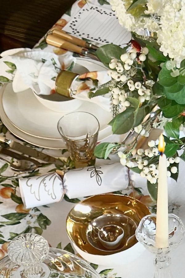 Summerill & Bishop 'Handmade Ceramic Pebble Bowl With Gold Glaze 22cm