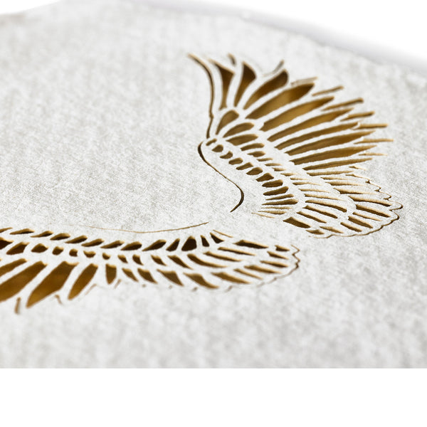 Summerill & Bishop Handmade Paper Greeting Card With Angel Wings 15cm X 10cm