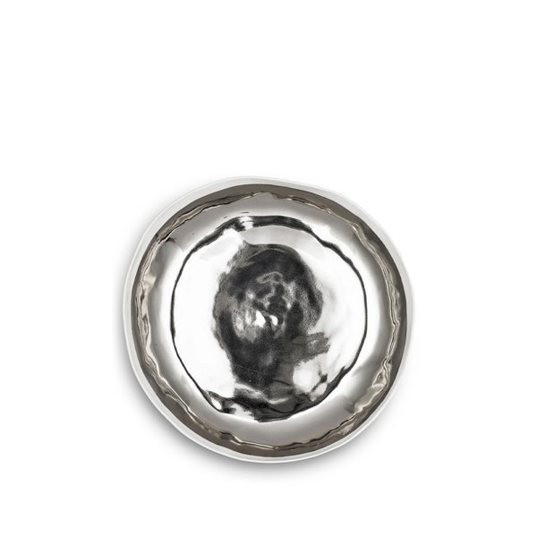 summerill & bishop Handmade Salad Bowl with Silver Glaze 35cm