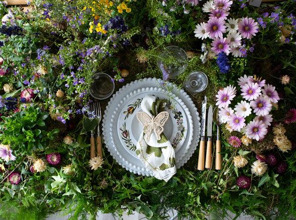 Summerill & Bishop Handwoven Butterfly Napkin Ring In Natural
