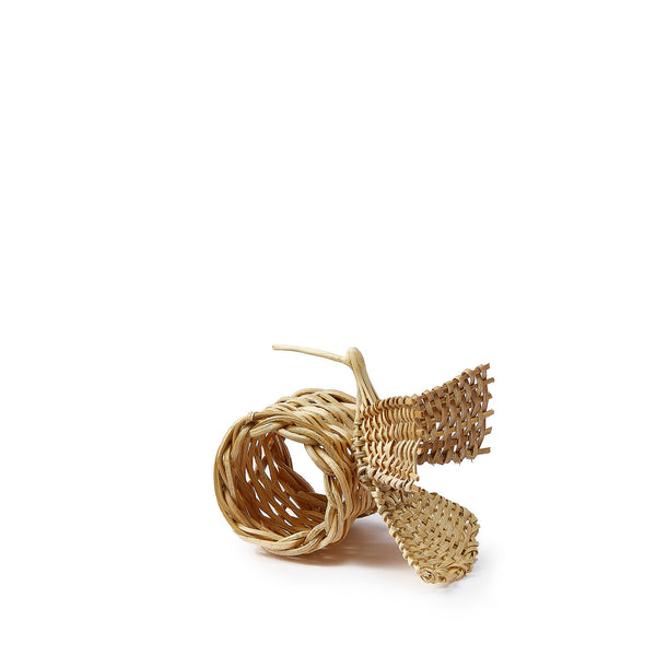 summerill & bishop Handwoven Hummingbird Napkin Ring in Natural