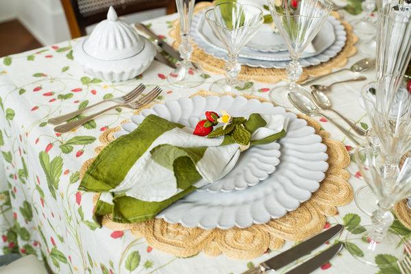 Summerill & Bishop Handwoven Strawberries Napkin Ring
