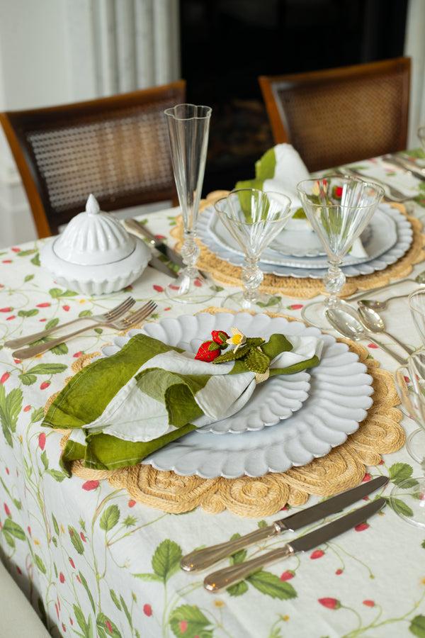 Summerill & Bishop Handwoven Strawberries Napkin Ring