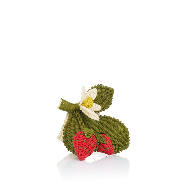 summerill & bishop Handwoven Strawberries Napkin Ring