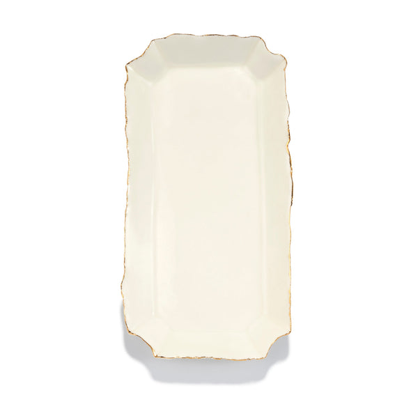 summerill & bishop HB Deco Jagged Rectangular Tray 23cm