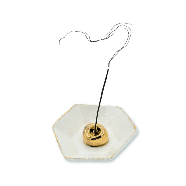 Summerill & Bishop HB Jagged Small Hexagonal Incense Holder