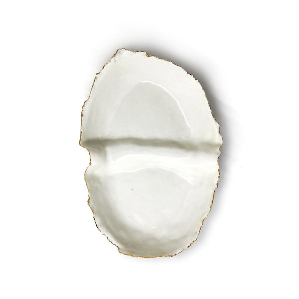 summerill & bishop HB Medium Jagged Dish Olive Dish 17cm