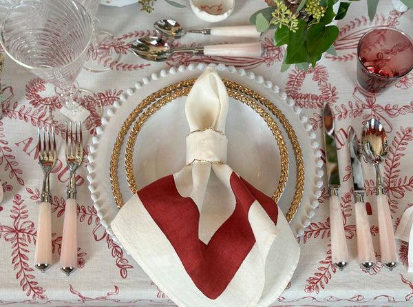 Summerill & Bishop HB Porcelain Jagged Edge Napkin Ring