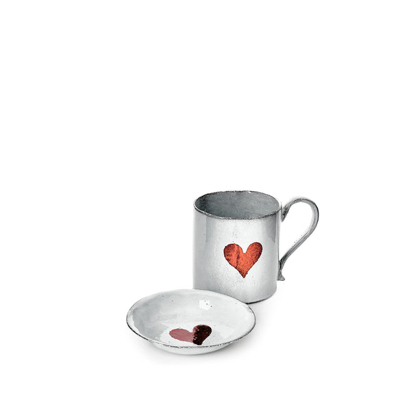 Summerill & Bishop Heart Mug By Astier De Villatte 10cm