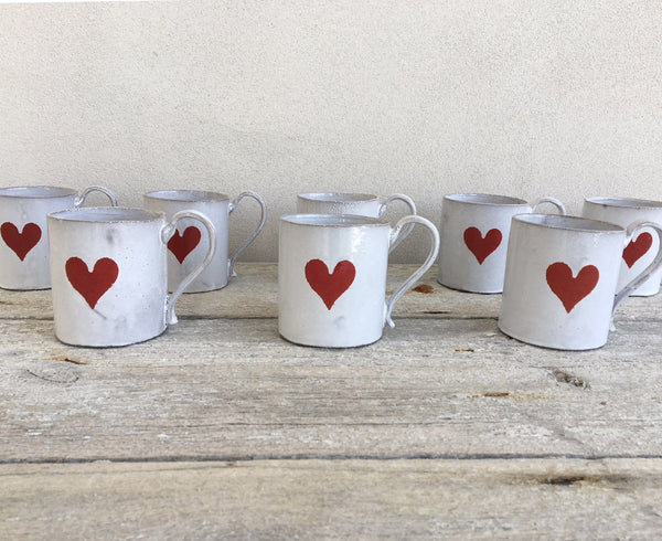Summerill & Bishop Heart Mug By Astier De Villatte 10cm