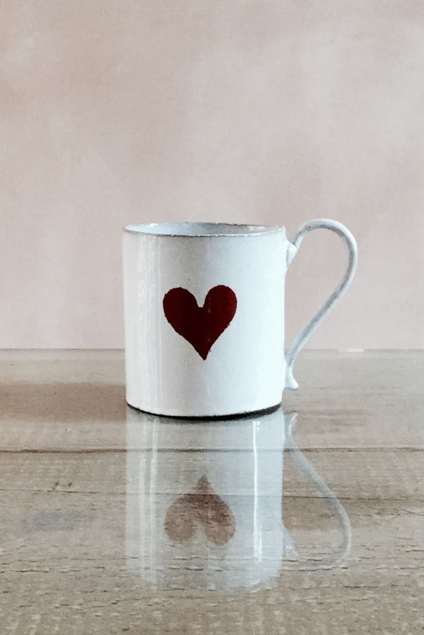 Summerill & Bishop Heart Mug By Astier De Villatte 10cm