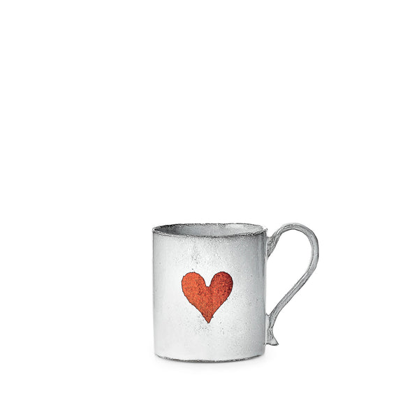 summerill & bishop Heart Mug by Astier de Villatte 10cm